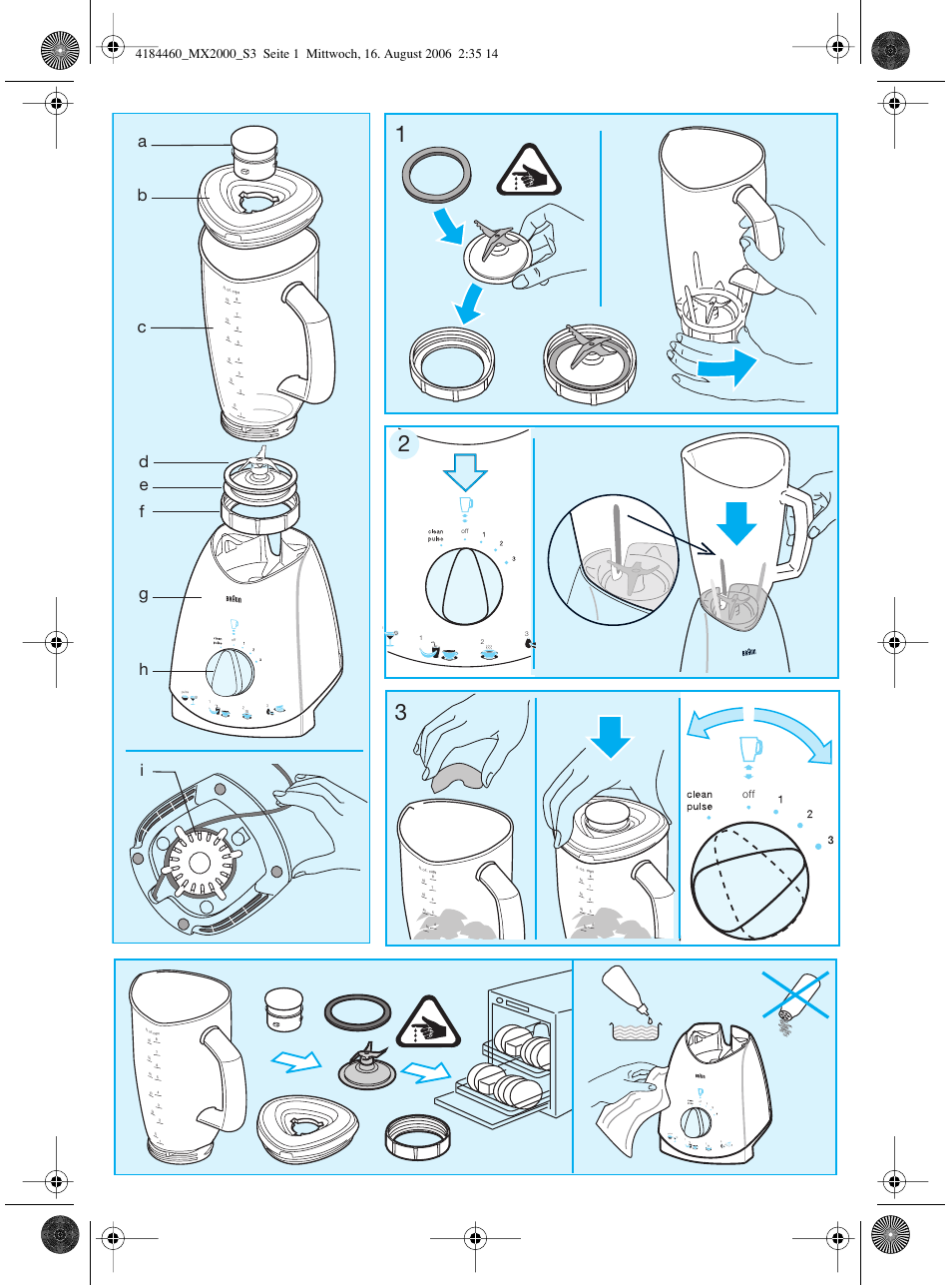 Braun MX 2000 User Manual | Page 3 / 44