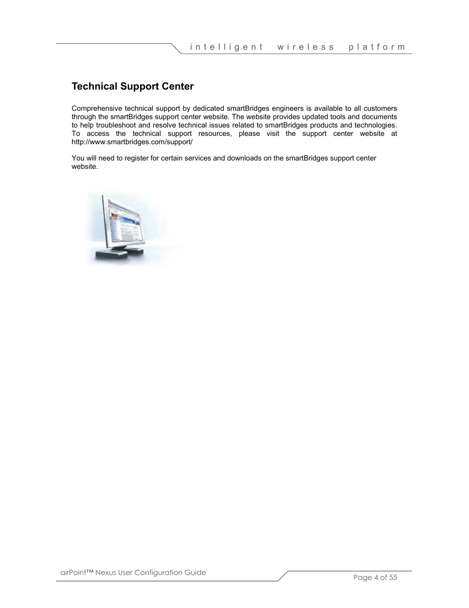 Technical support center | SmartBridges sB3210 User Manual | Page 4 / 55