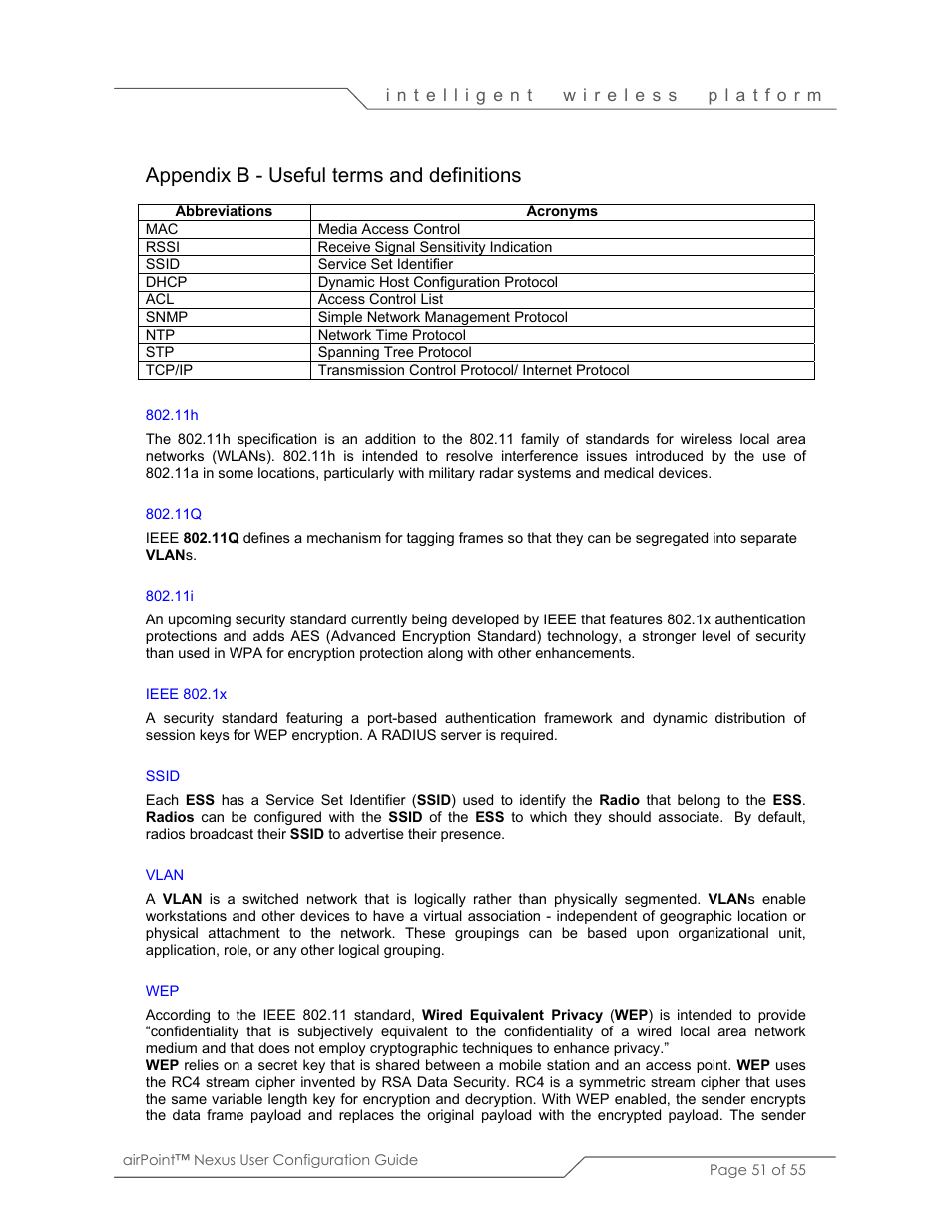 Appendix b - useful terms and definitions | SmartBridges sB3210 User Manual | Page 51 / 55