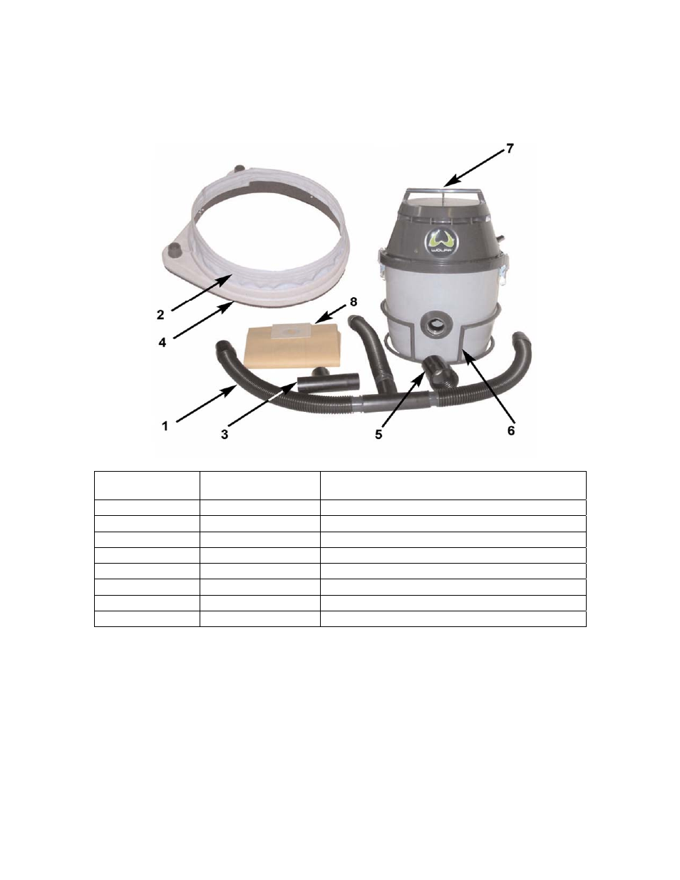 Vacuum | Sinclair Surface Prep Machine 390 User Manual | Page 14 / 16
