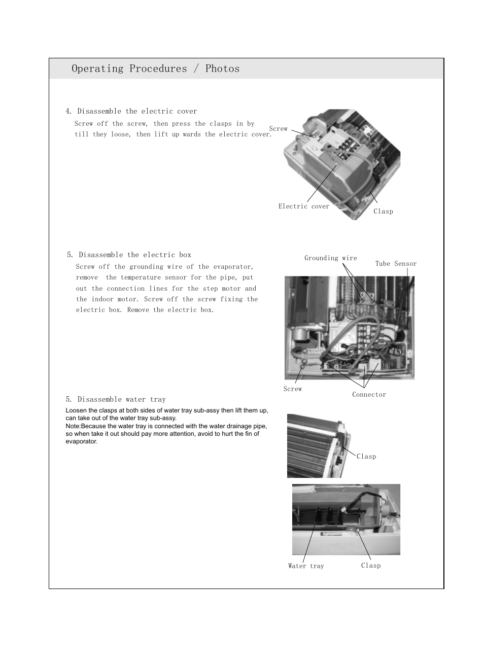 Operating procedures / photos | Sinclair KING ASH-09AK User Manual | Page 19 / 49