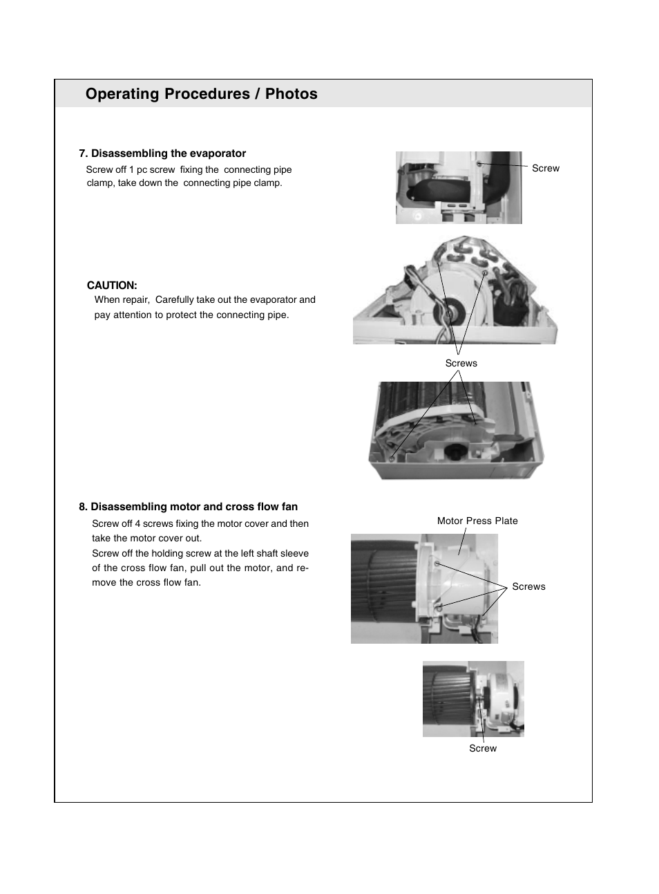 Operating procedures / photos | Sinclair KING ASH-09AK User Manual | Page 26 / 49