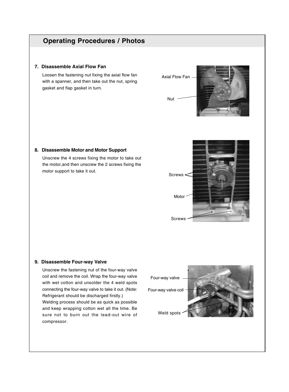 Operating procedures / photos | Sinclair KING ASH-09AK User Manual | Page 32 / 49