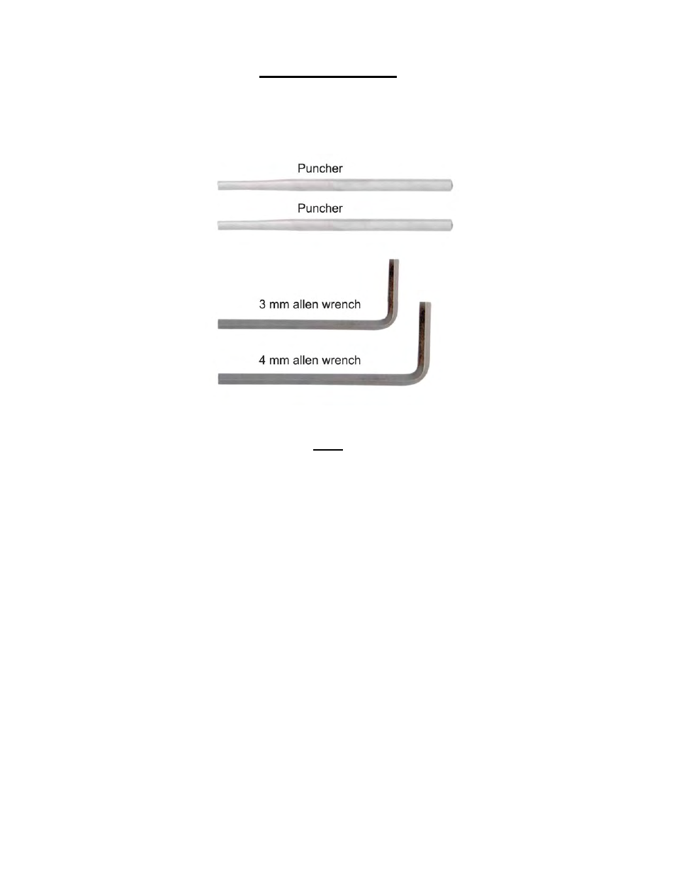 Tools and parts | Sinclair Pneumatic Grommet Machine PG-21 User Manual | Page 19 / 21