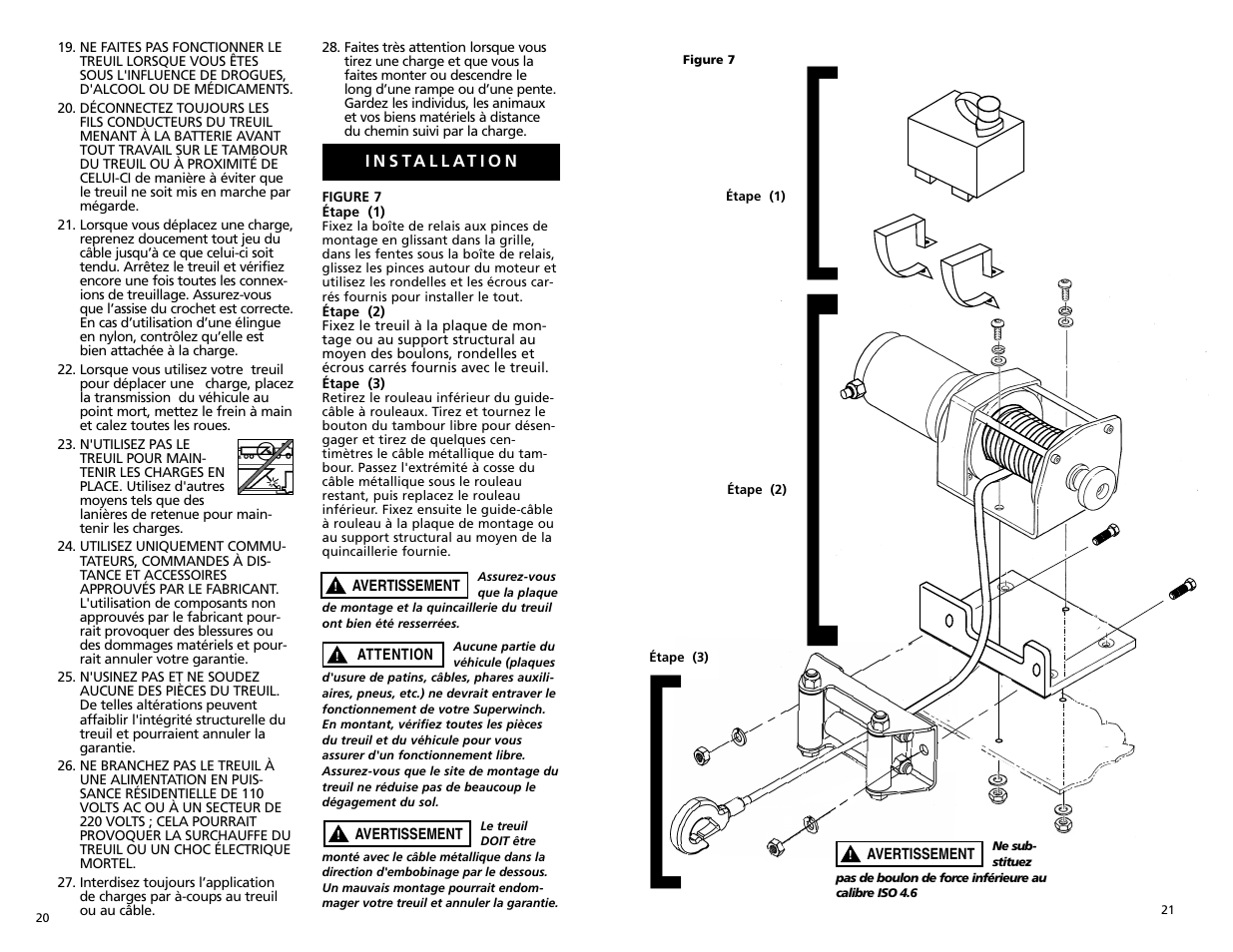 Superwinch UT3000 - 1,360 kgs/12V User Manual | Page 11 / 12
