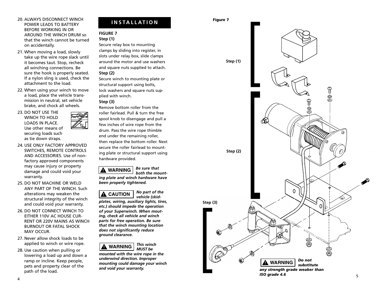 Superwinch UT3000 - 1,360 kgs/12V User Manual | Page 3 / 12