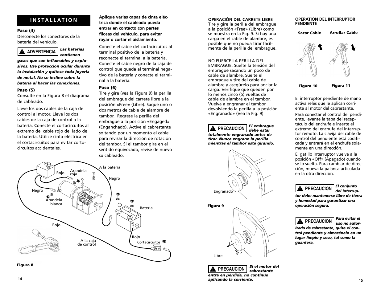 Superwinch UT3000 - 1,360 kgs/12V User Manual | Page 8 / 12