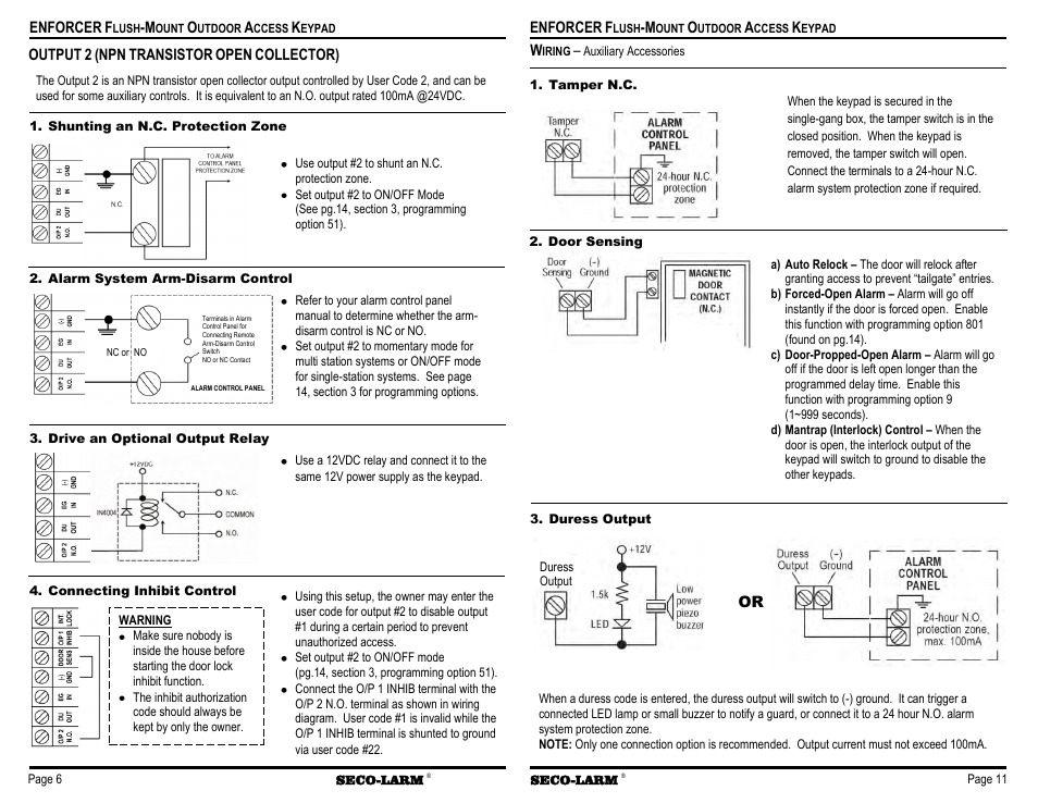 Controlled Products Systems Group SK-1123-FQ User Manual | Page 6 / 8