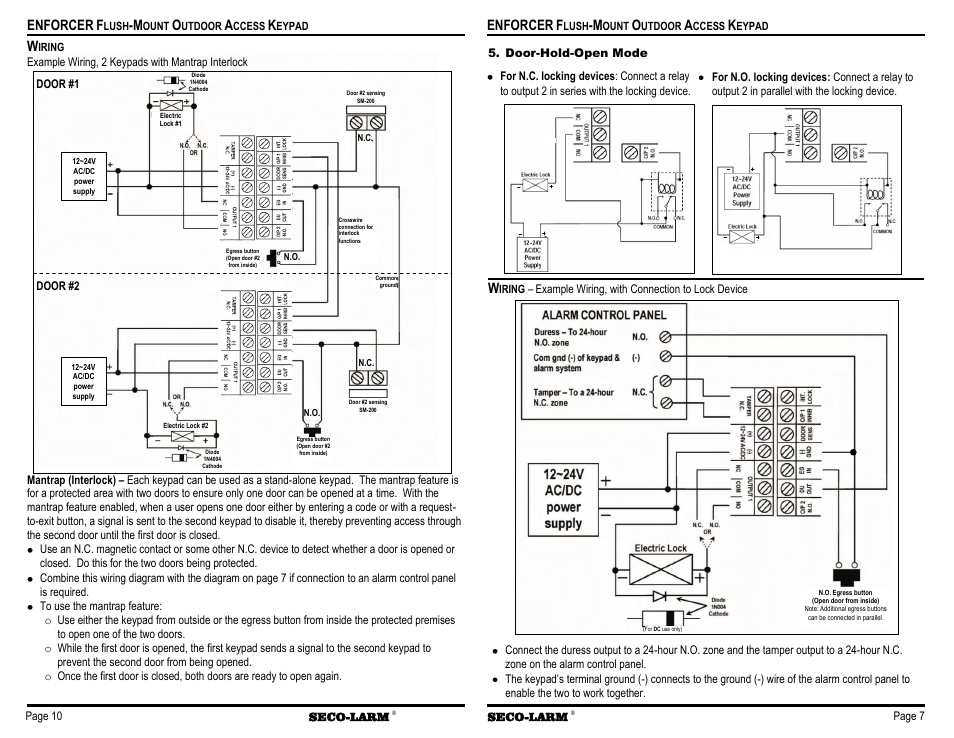 Enforcer | Controlled Products Systems Group SK-1123-FQ User Manual | Page 7 / 8