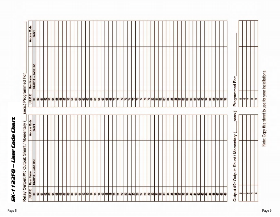 Controlled Products Systems Group SK-1123-FQ User Manual | Page 8 / 8