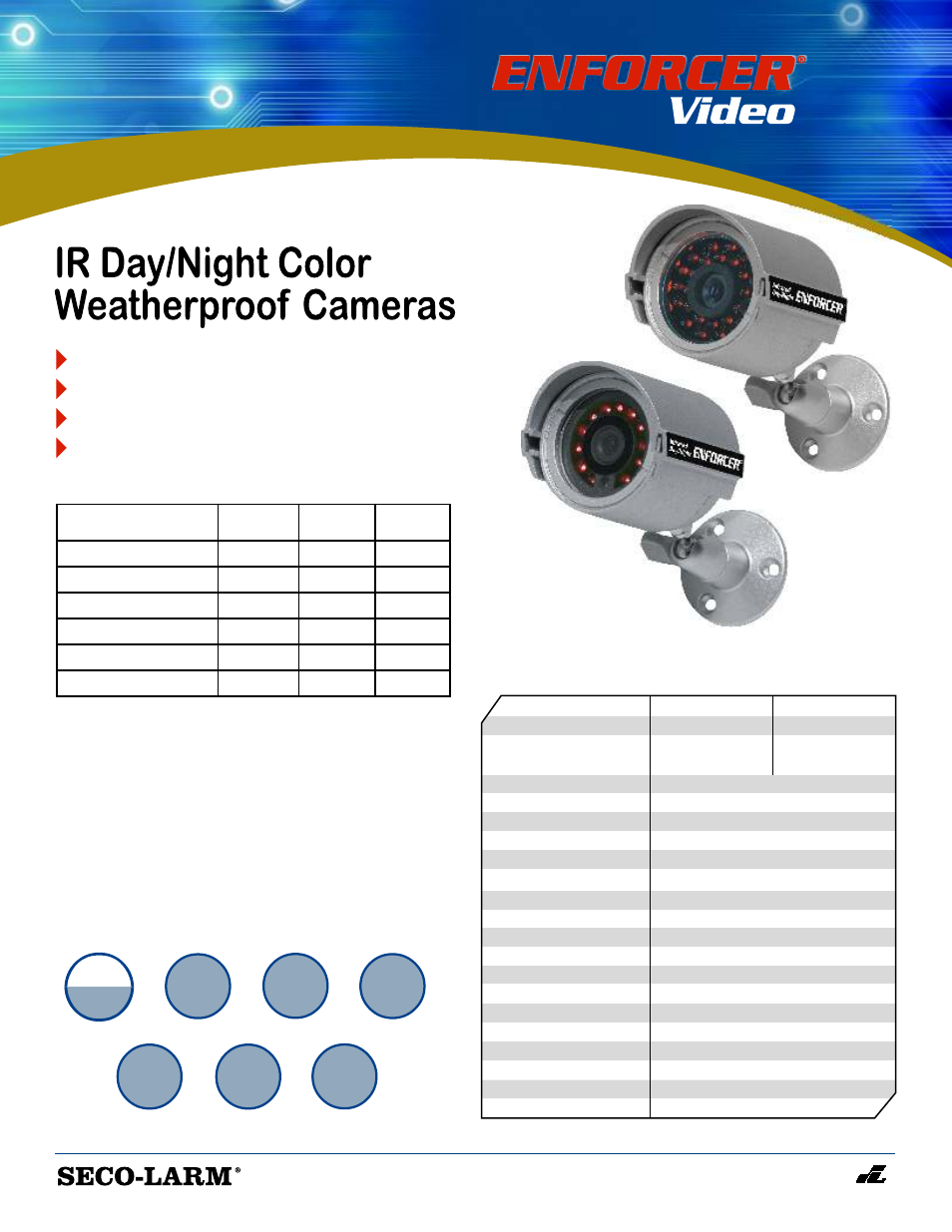 SECO-LARM USA Enforcer Video EV-132C-DWL8Q User Manual | 1 page