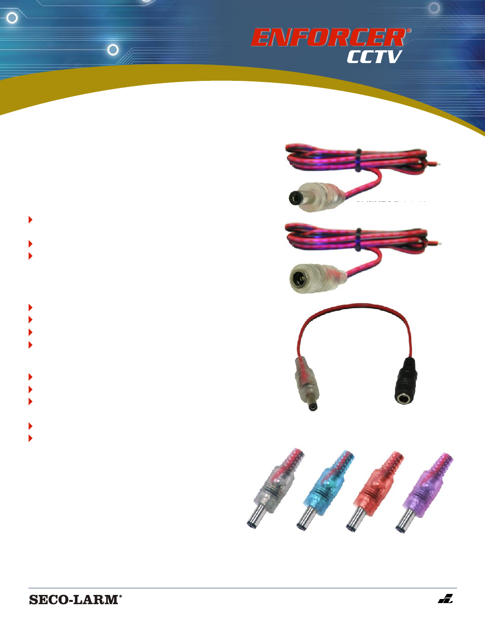 SECO-LARM USA CA-1510-3FLQ User Manual | 1 page