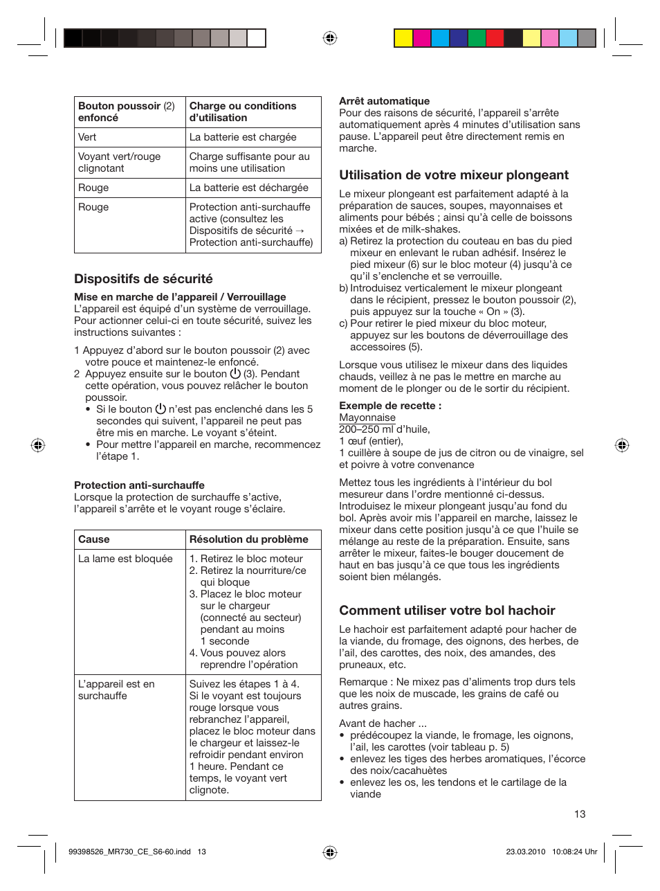 Braun MR730 cm User Manual | Page 12 / 54