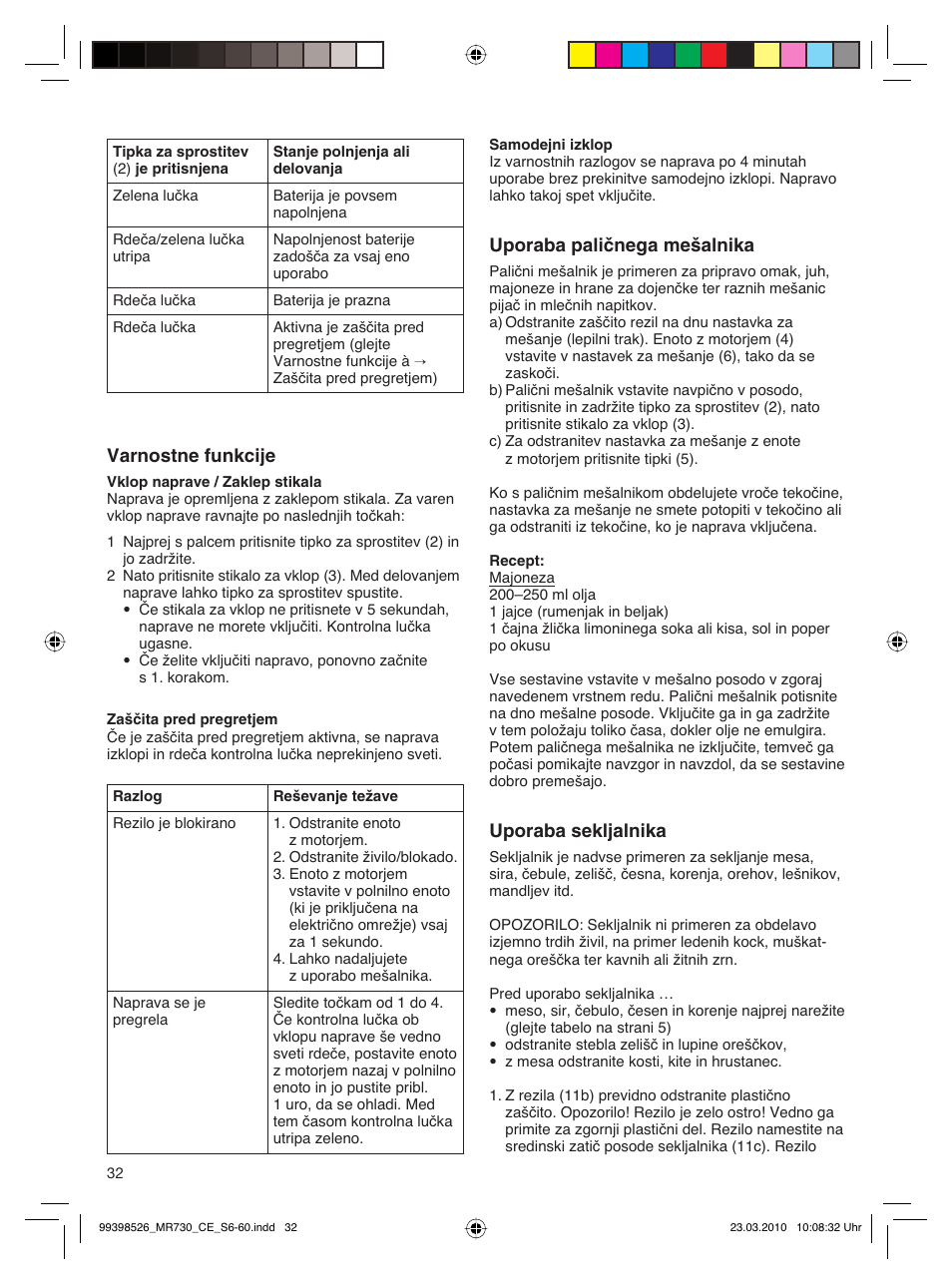 Braun MR730 cm User Manual | Page 31 / 54