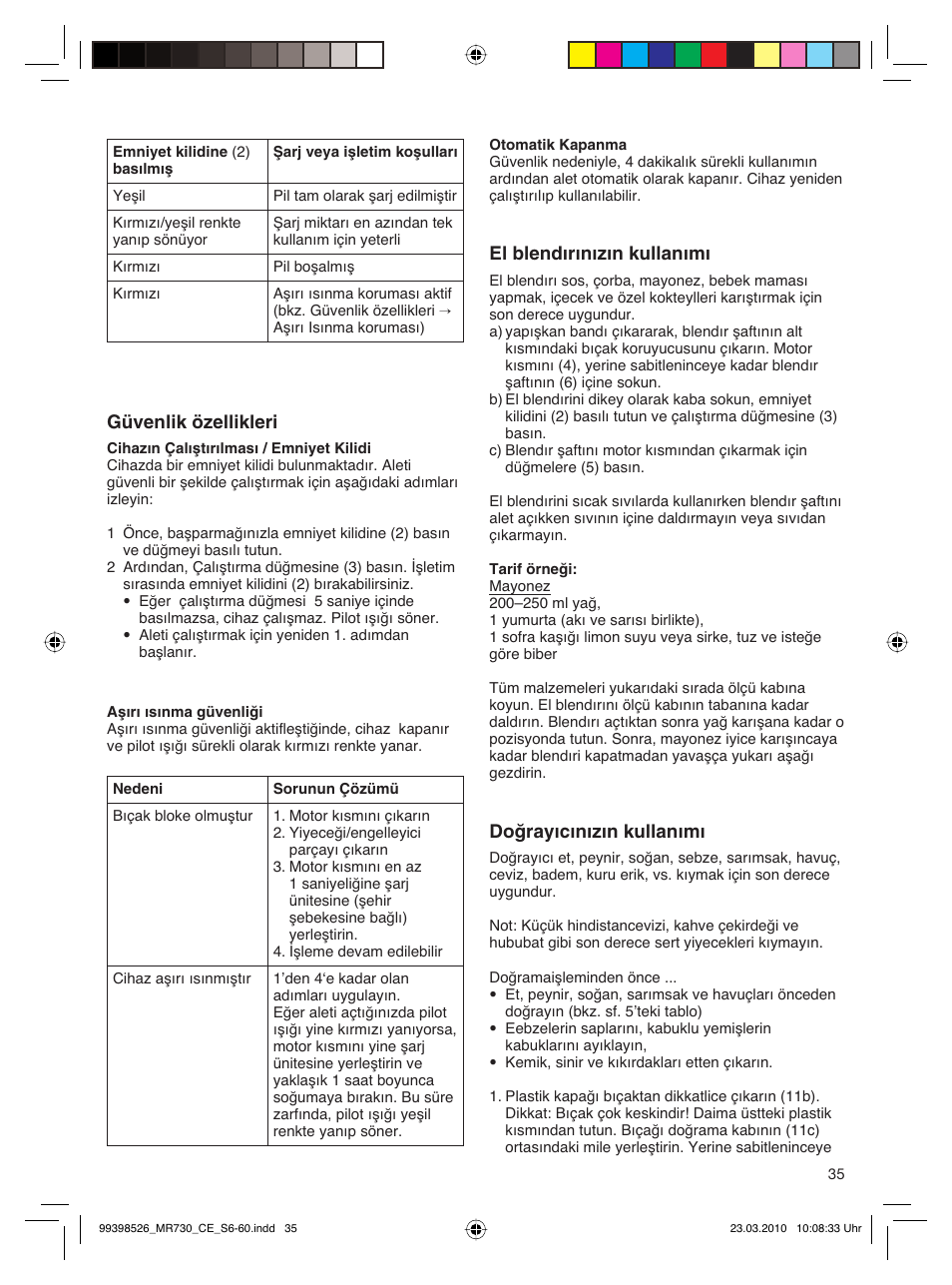 Braun MR730 cm User Manual | Page 34 / 54