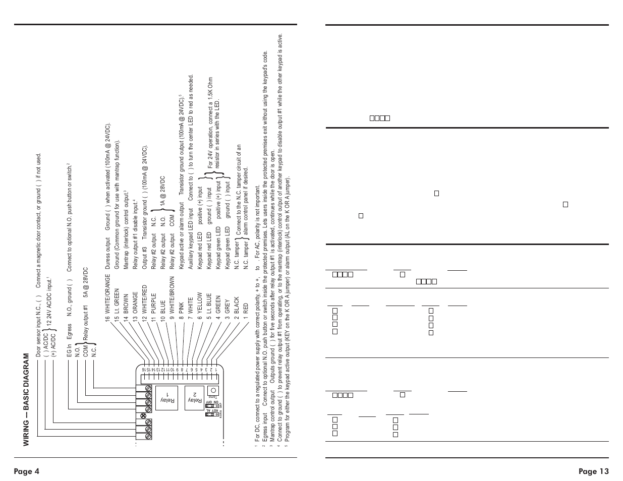 Digital access keypad manual | SECO-LARM USA Enforce SK-1131-SQ User Manual | Page 4 / 8
