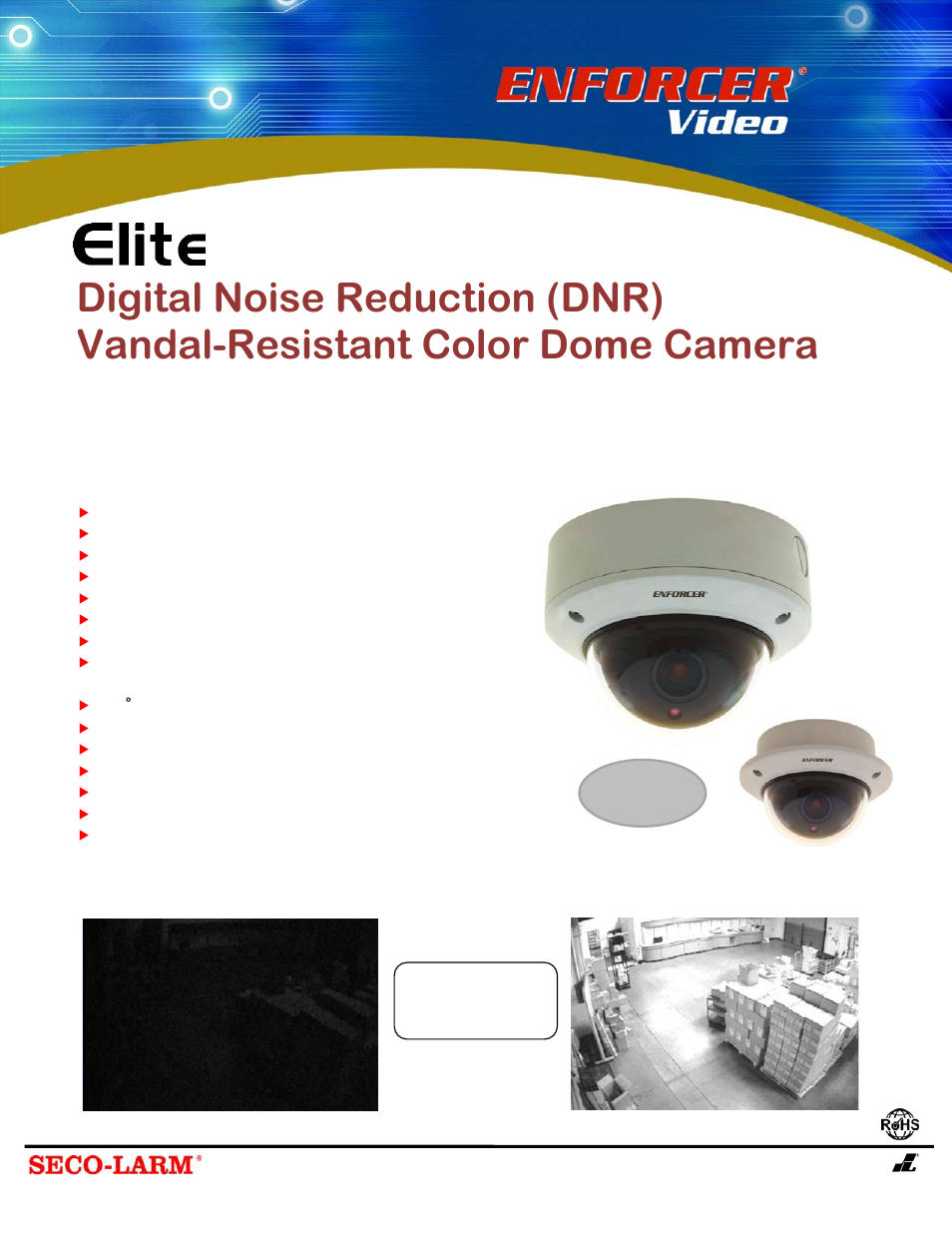 SECO-LARM USA EV-2615-NKEQ User Manual | 2 pages