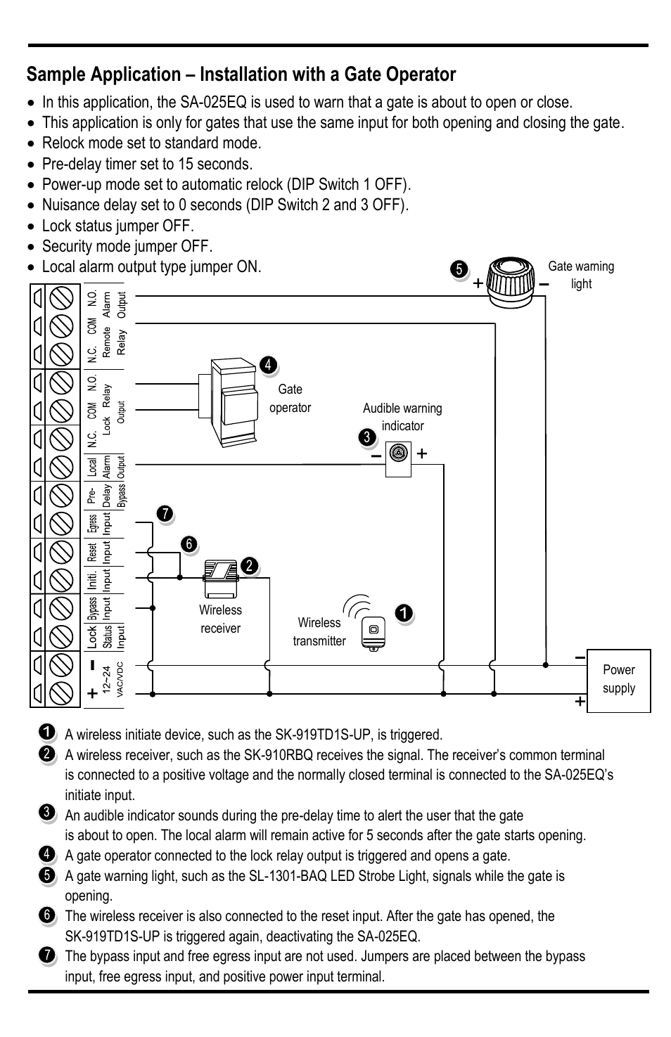 SECO-LARM USA Delayed Egress Timer SA-025EQ User Manual | Page 11 / 12