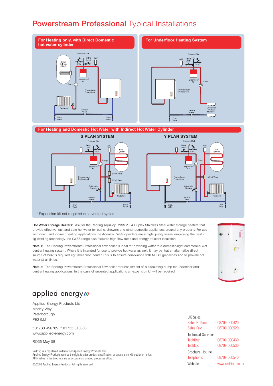 Powerstream professional typical installations | Signat Powerstream Professional User Manual | Page 4 / 4