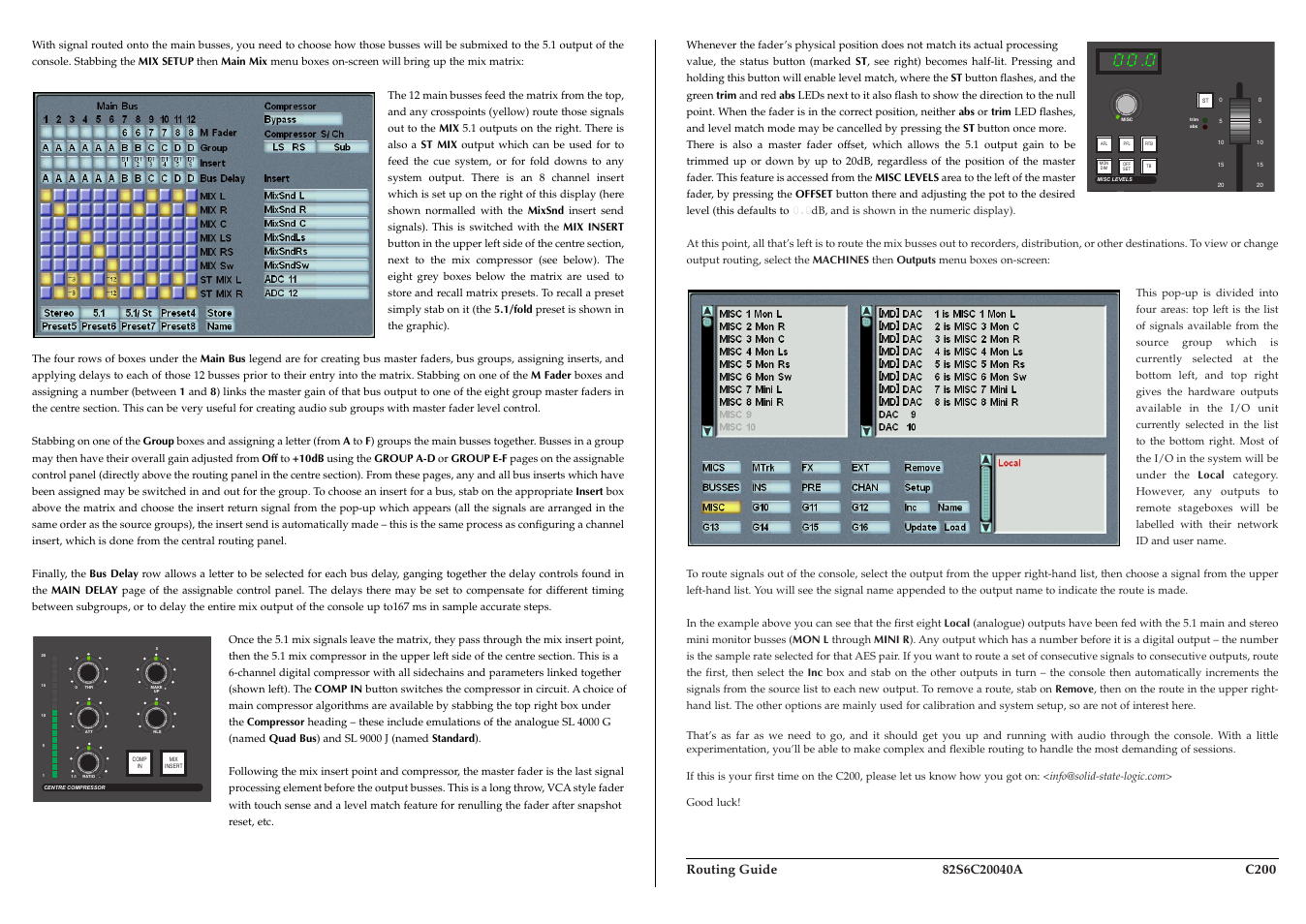 Solid State Logic C200 User Manual | Page 2 / 2