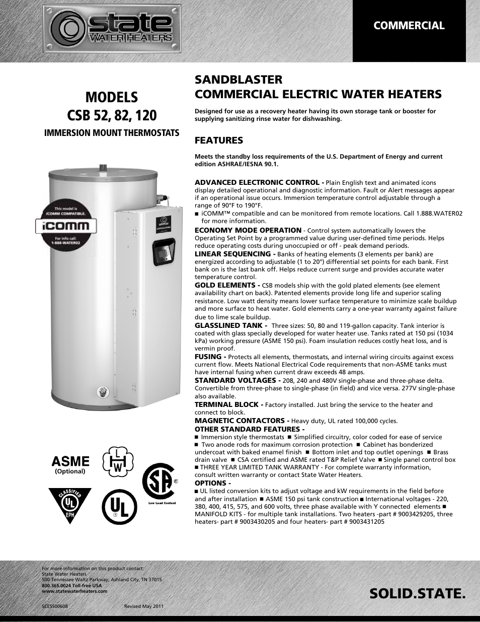 Solid State Logic CSB 52 User Manual | 2 pages