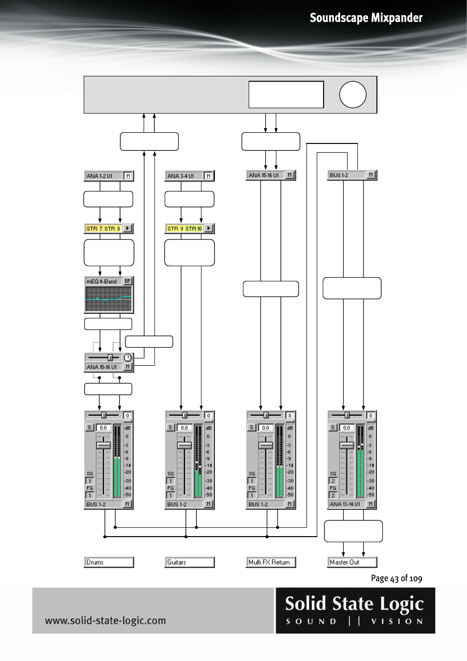 Multi fx, Soundscape mixpander | Solid State Logic Soundscape Mixer User Manual | Page 43 / 109