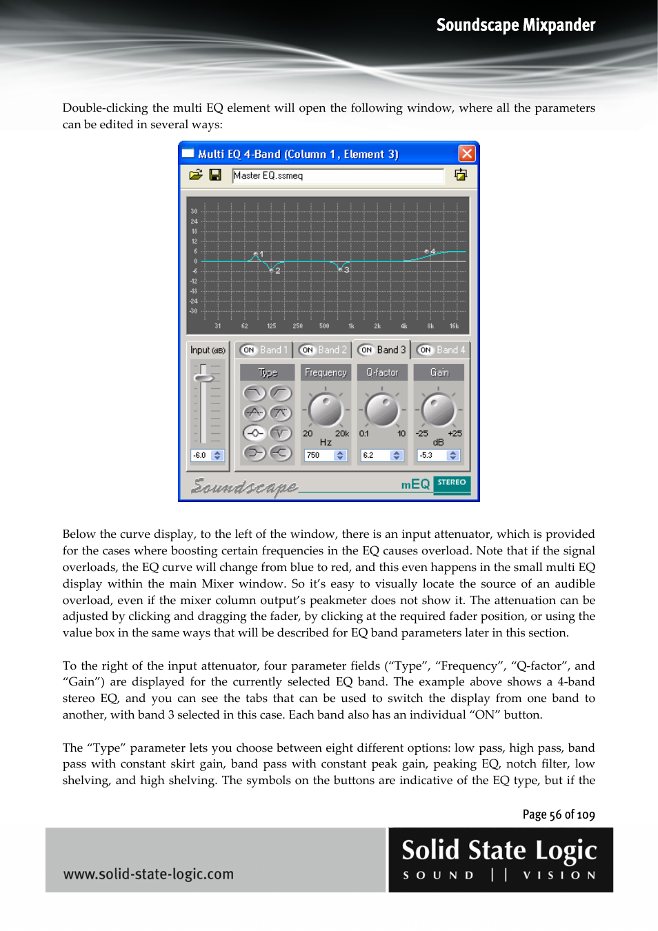 Soundscape mixpander | Solid State Logic Soundscape Mixer User Manual | Page 56 / 109