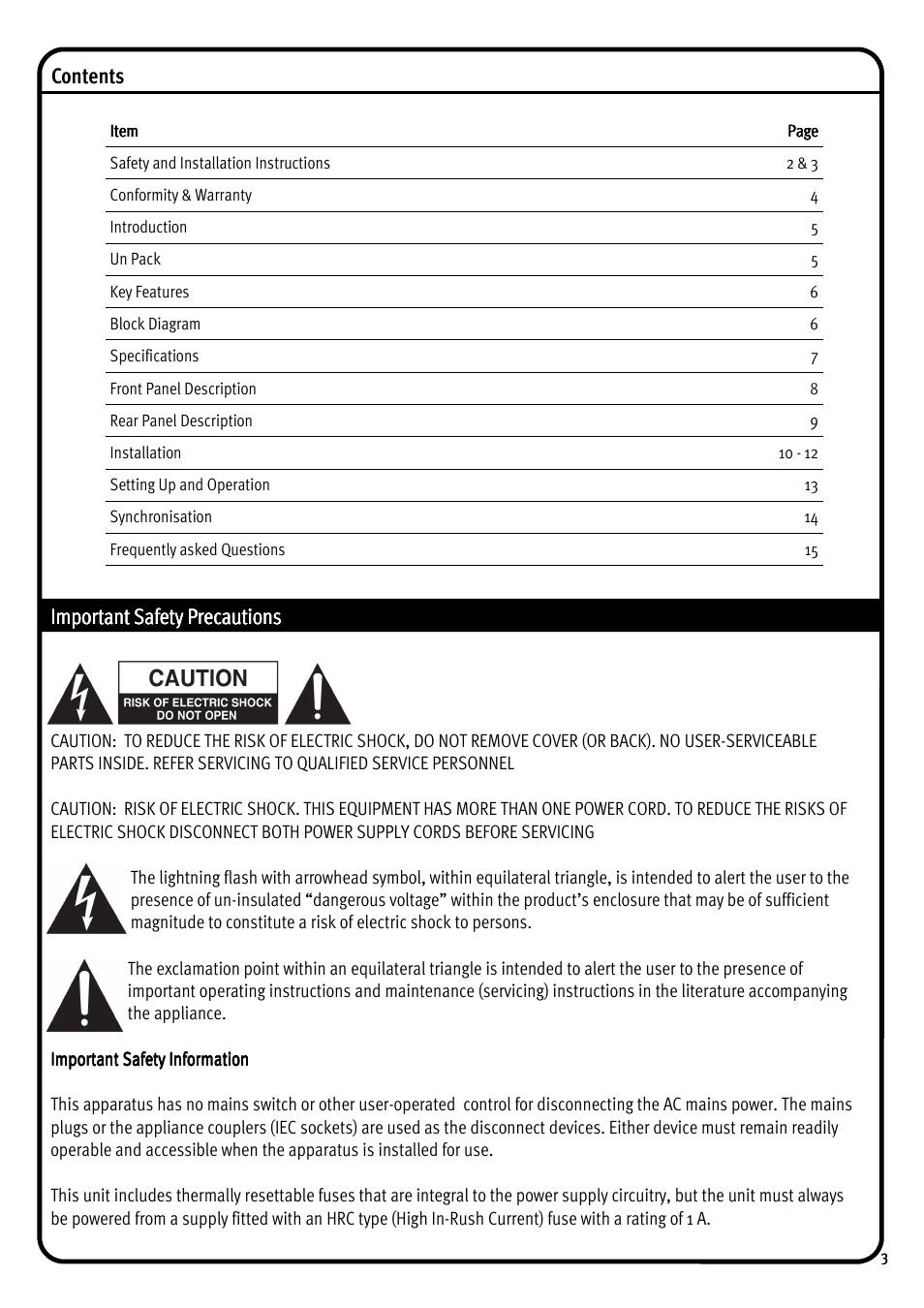 Solid State Logic AMETRIX 1266 User Manual | Page 3 / 16