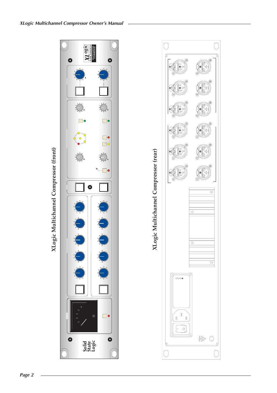 So lid state logi c, Ogi c | Solid State Logic XLOGIC 82S6XL010D User Manual | Page 6 / 18