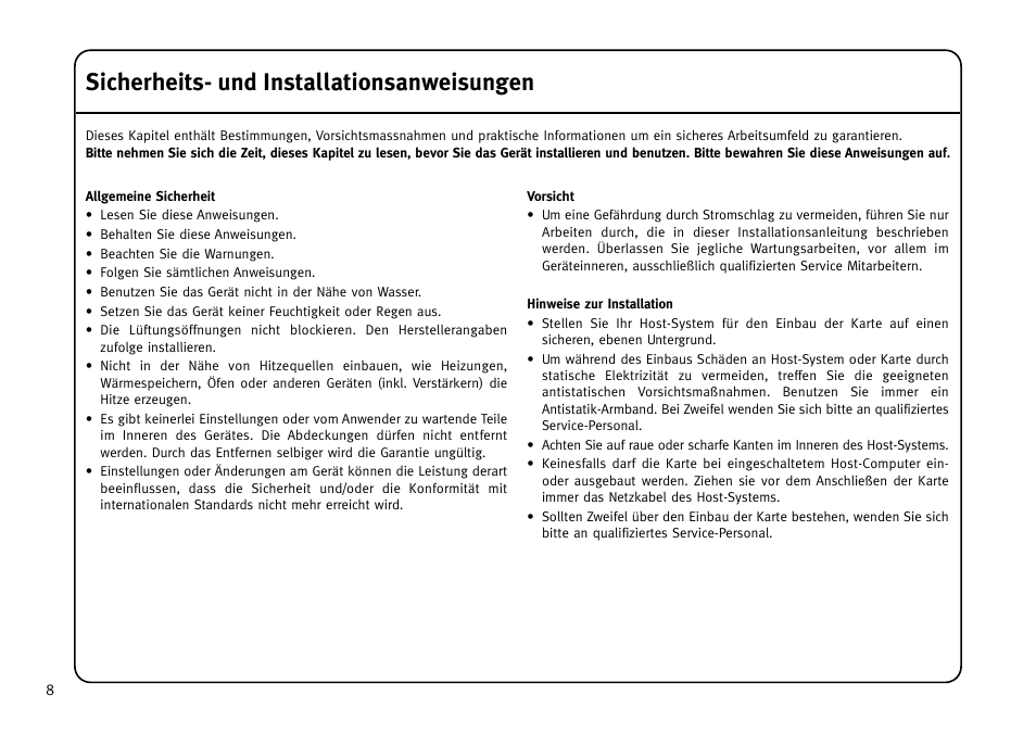 Sicherheits- und installationsanweisungen | Solid State Logic MadiXtreme MADI I/O User Manual | Page 10 / 40