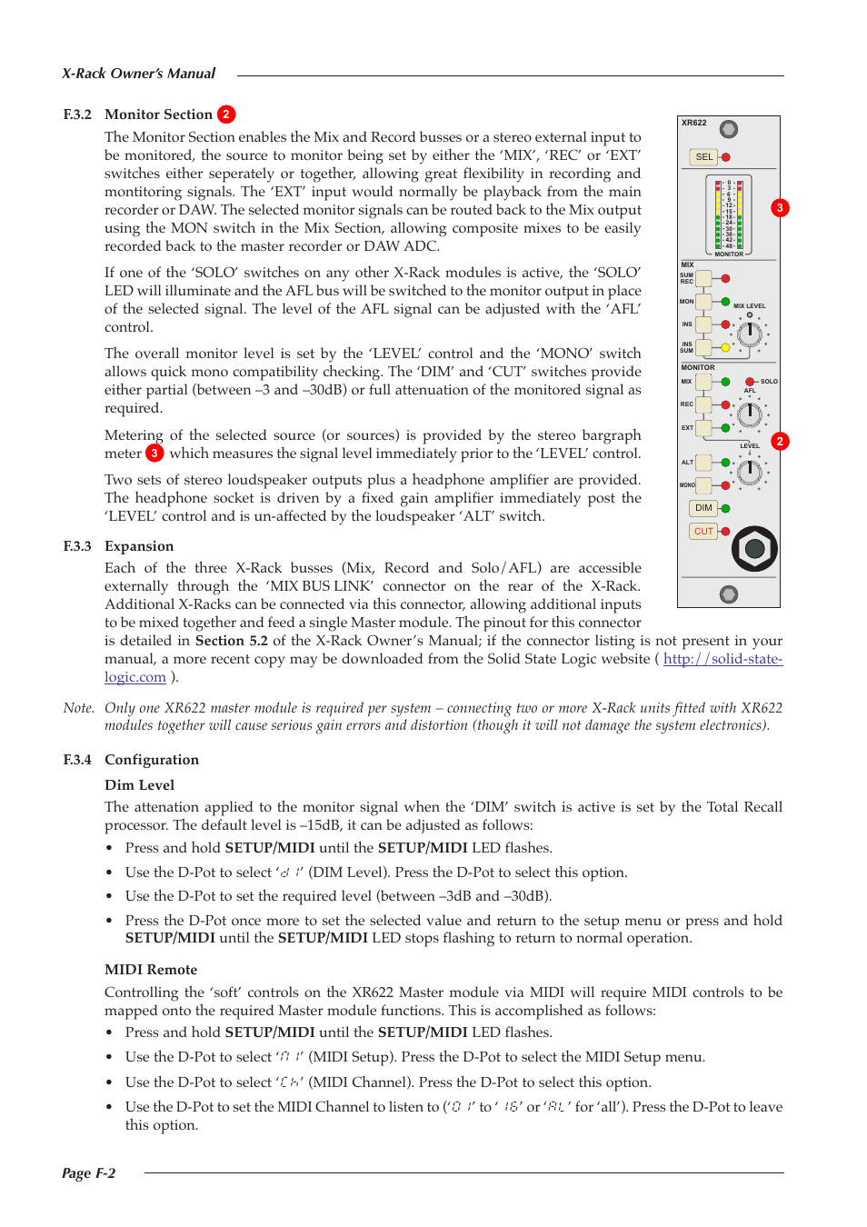 Solid State Logic X-Logic Series User Manual | Page 52 / 58