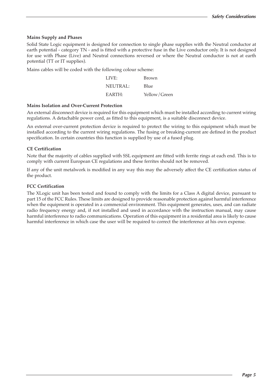 Solid State Logic 82S6XL020E User Manual | Page 9 / 32