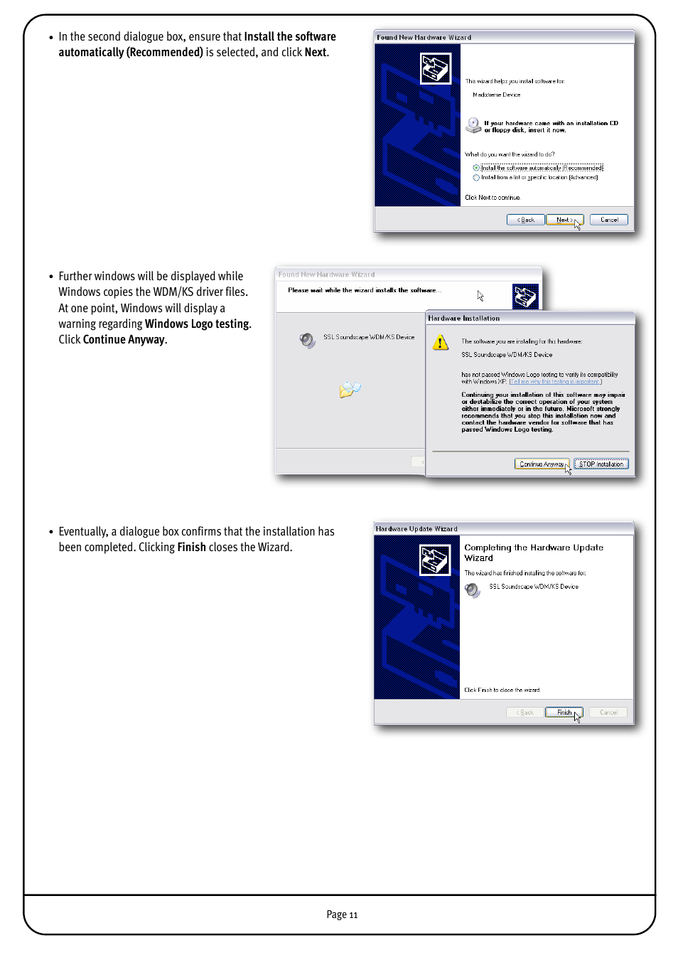 Solid State Logic MX4 User Manual | Page 11 / 26