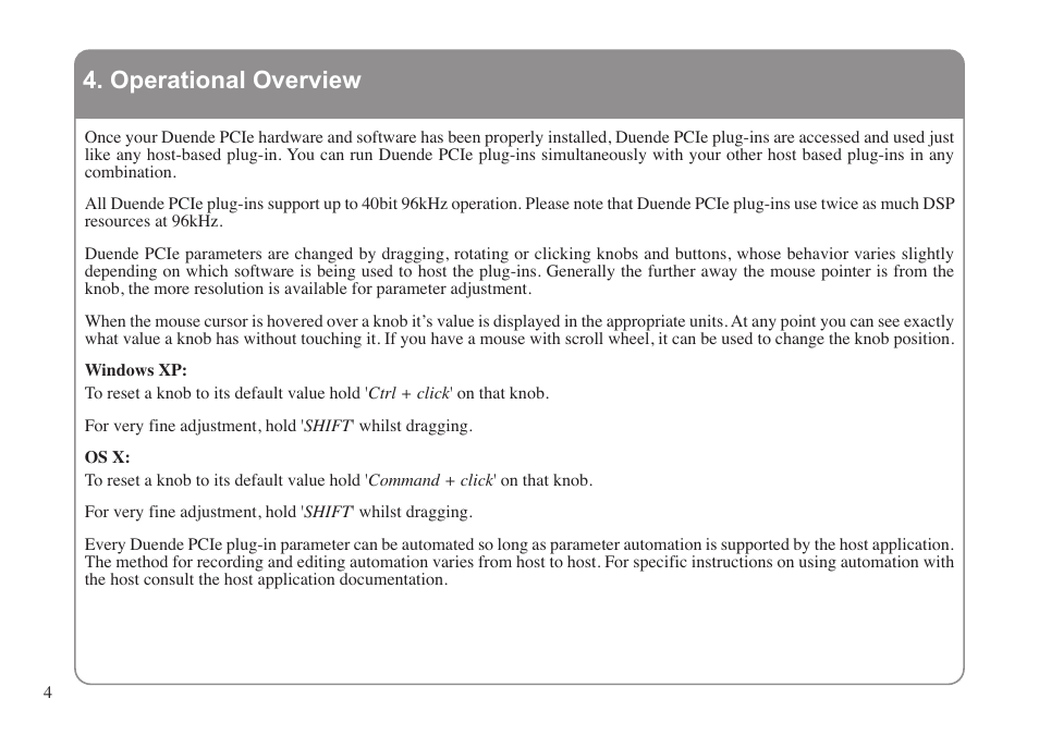 Operational overview | Solid State Logic 82S6MC120A User Manual | Page 8 / 28