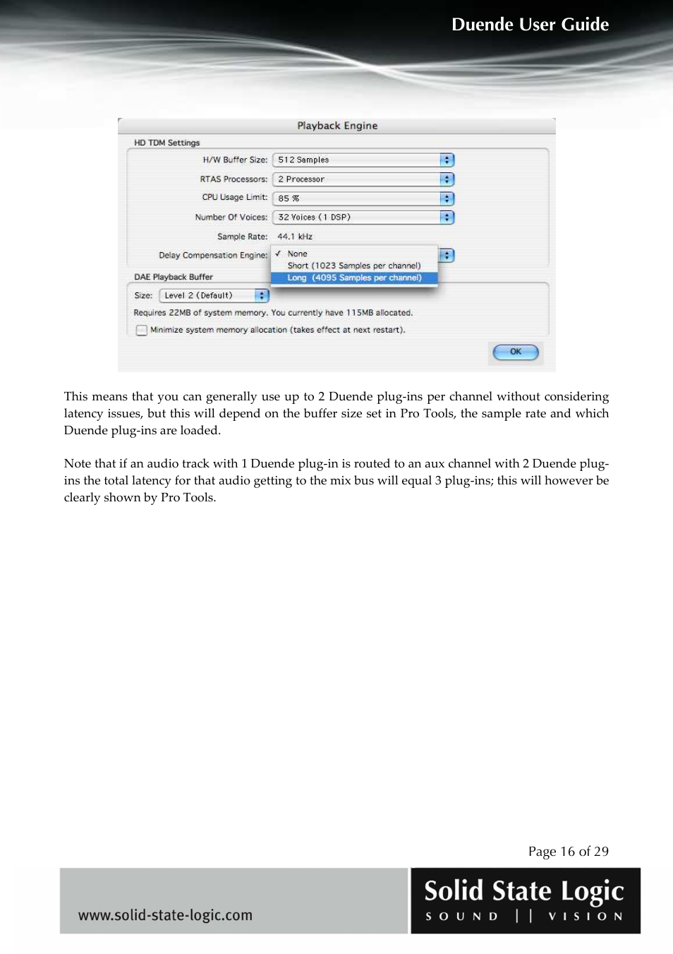 Duende user guide | Solid State Logic DUENDE User Manual | Page 16 / 29