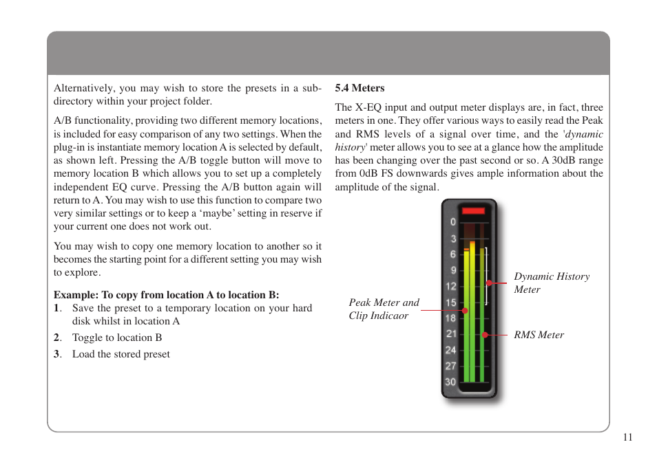 4 meters | Solid State Logic X-EQ User Manual | Page 15 / 28