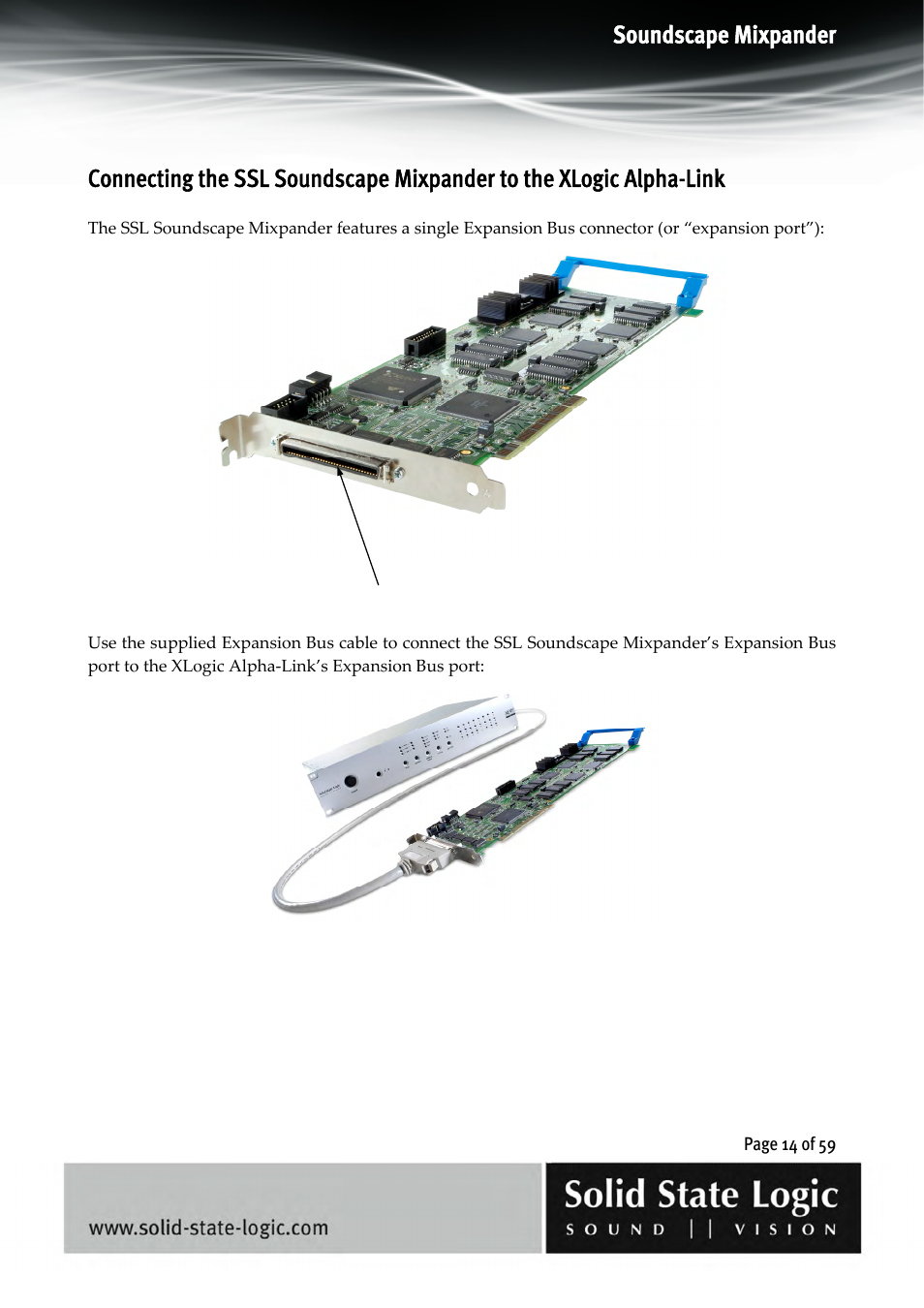 Soundscape mixpander | Solid State Logic 4.3 User Manual | Page 14 / 59