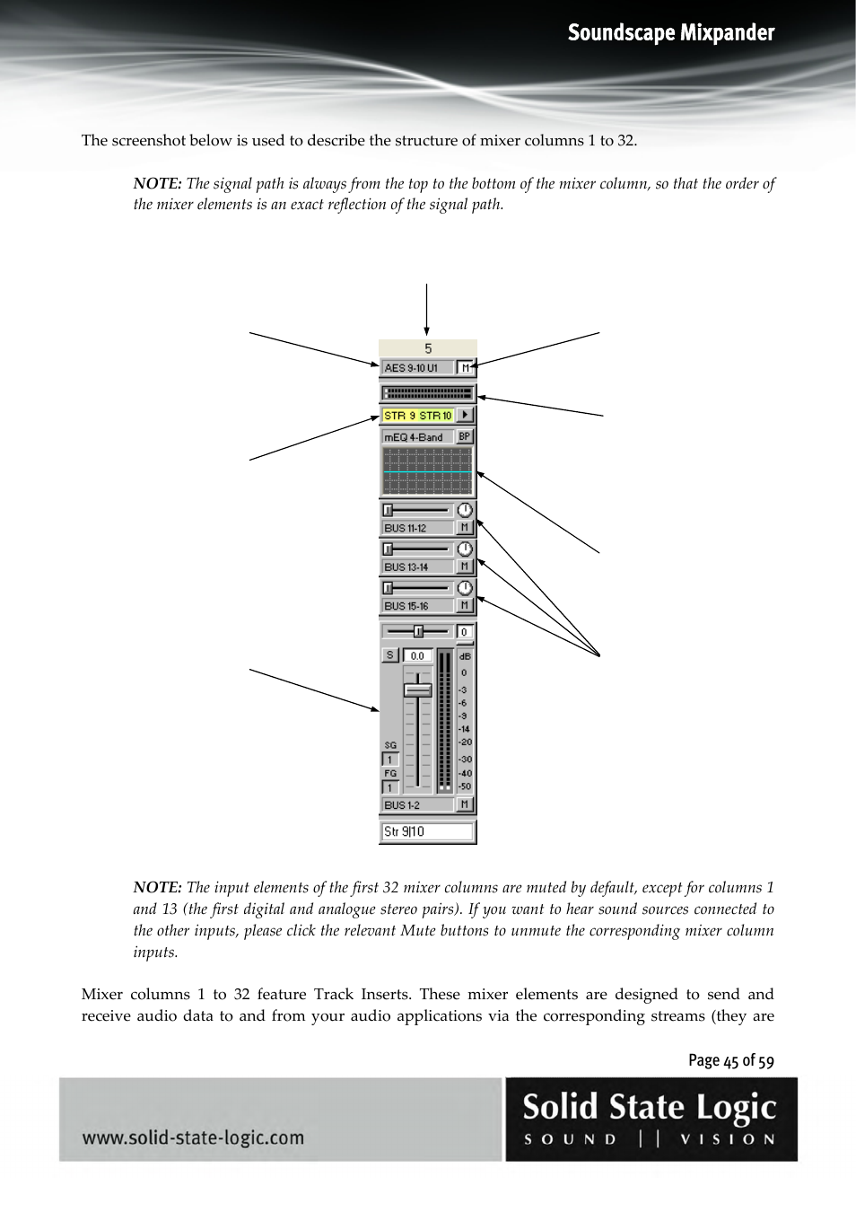 Soundscape mixpander | Solid State Logic 4.3 User Manual | Page 45 / 59