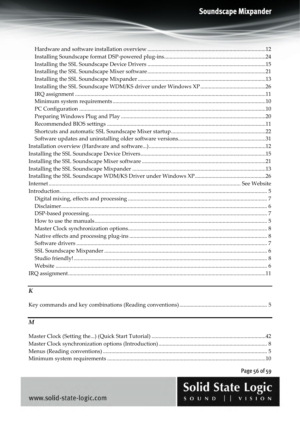 Soundscape mixpander | Solid State Logic 4.3 User Manual | Page 56 / 59