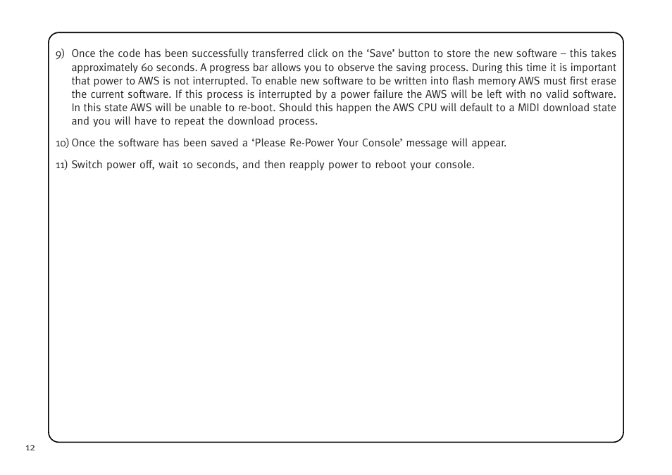 Solid State Logic AWS V4 User Manual | Page 16 / 45