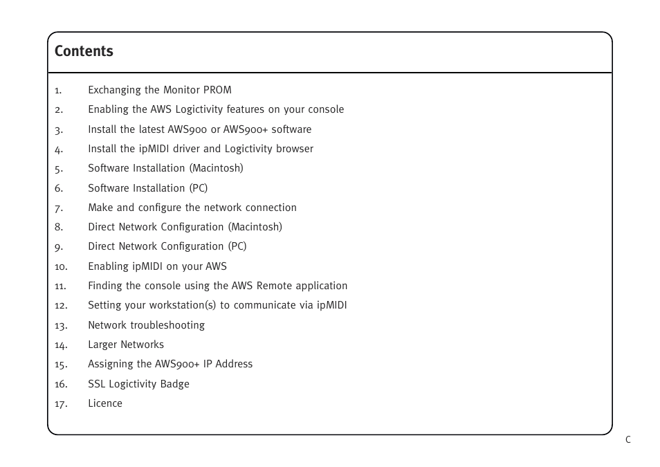 Solid State Logic AWS V4 User Manual | Page 3 / 45