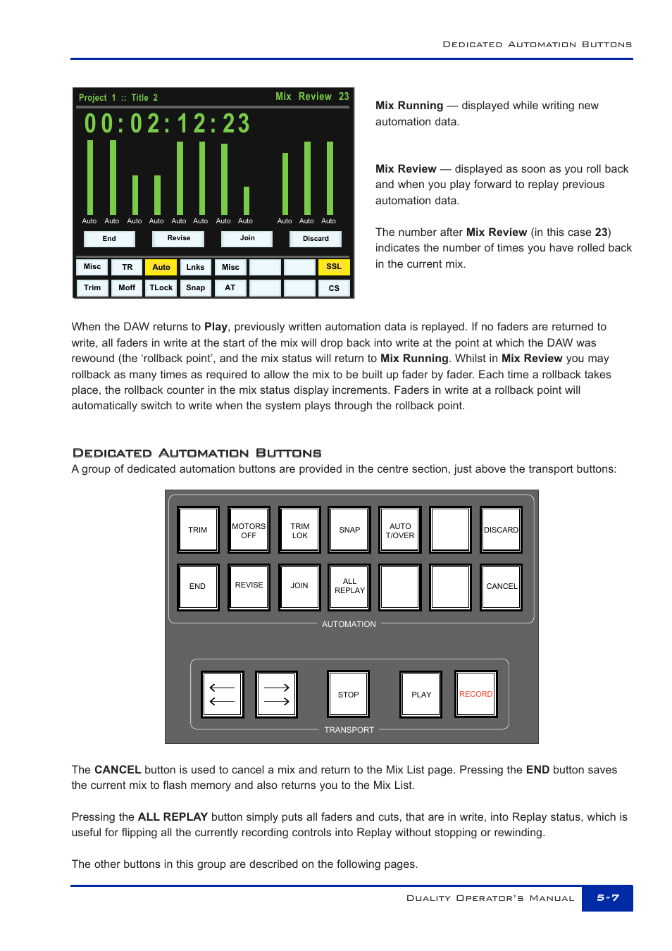 Solid State Logic Duality 82S6DUA20C User Manual | Page 103 / 127