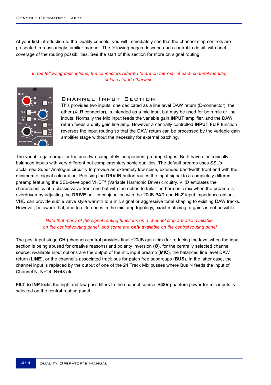 Solid State Logic Duality 82S6DUA20C User Manual | Page 16 / 127