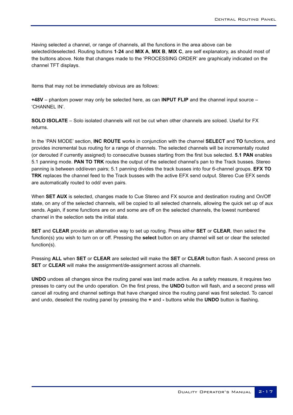 Solid State Logic Duality 82S6DUA20C User Manual | Page 29 / 127