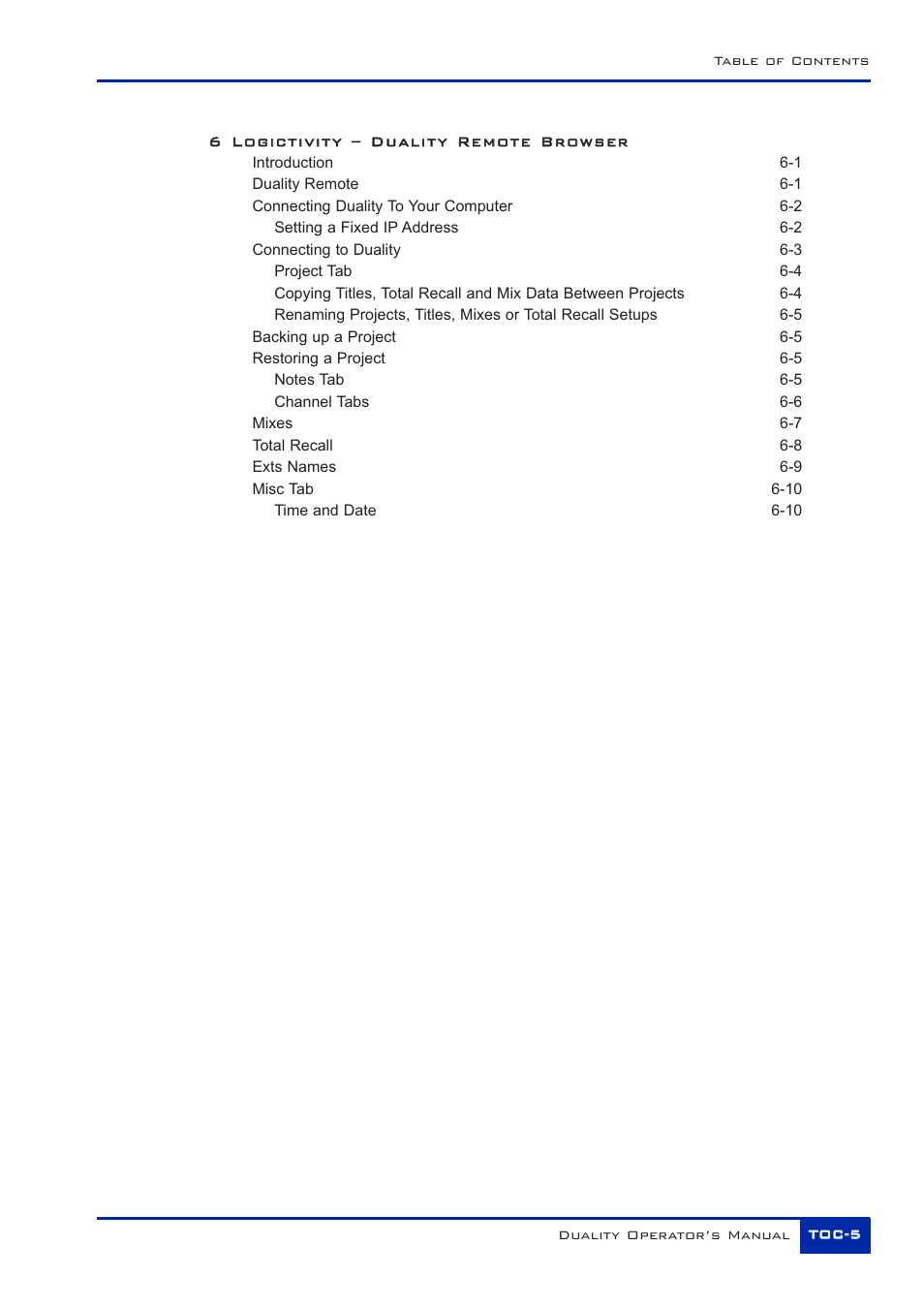 Solid State Logic Duality 82S6DUA20C User Manual | Page 7 / 127