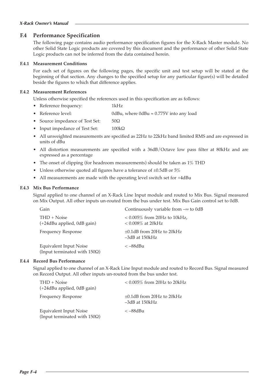 Solid State Logic SUPER-ANALOGUE OUTBOARD XR622 User Manual | Page 6 / 10