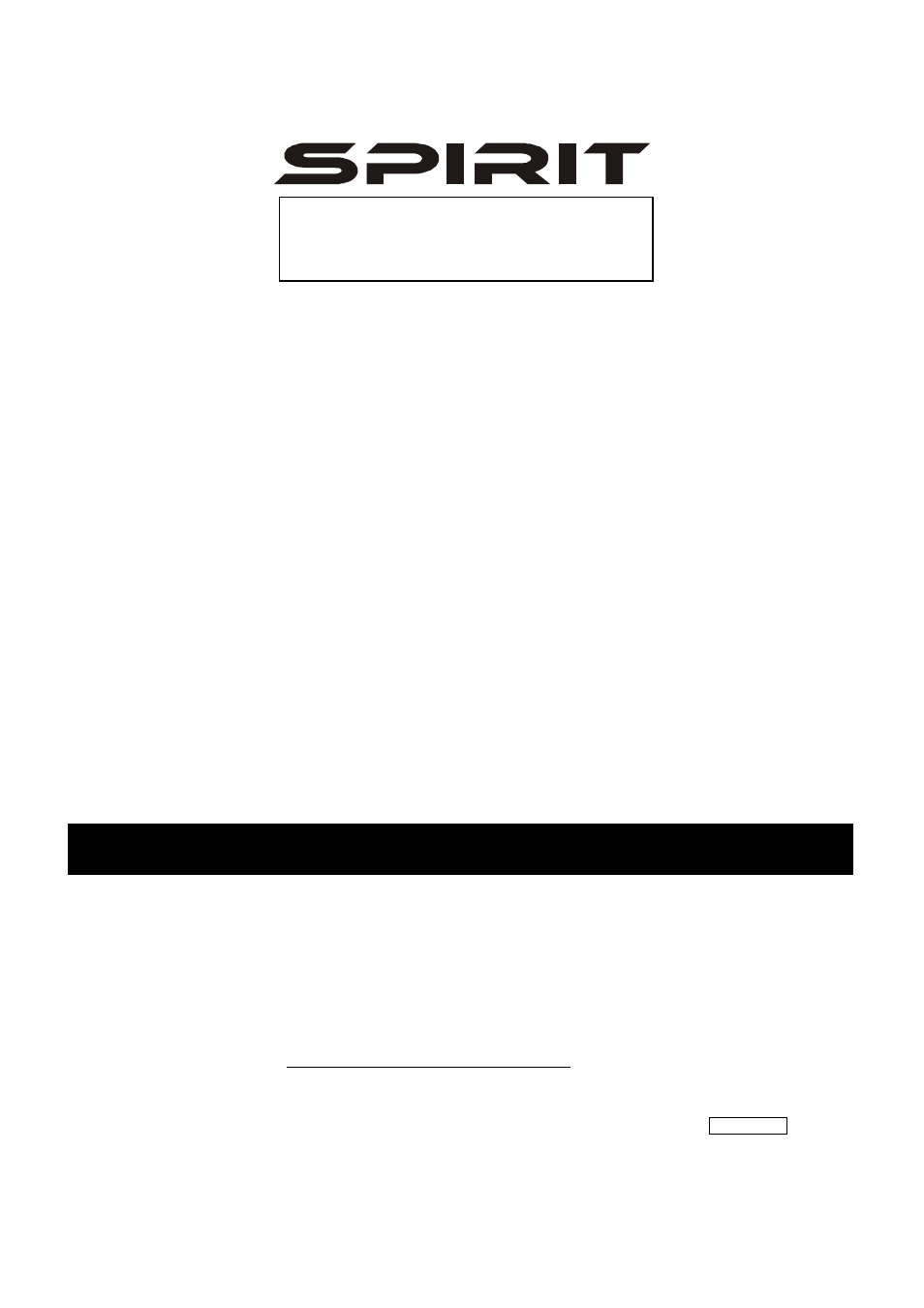 Product registration | Spirit EL1 User Manual | Page 3 / 22