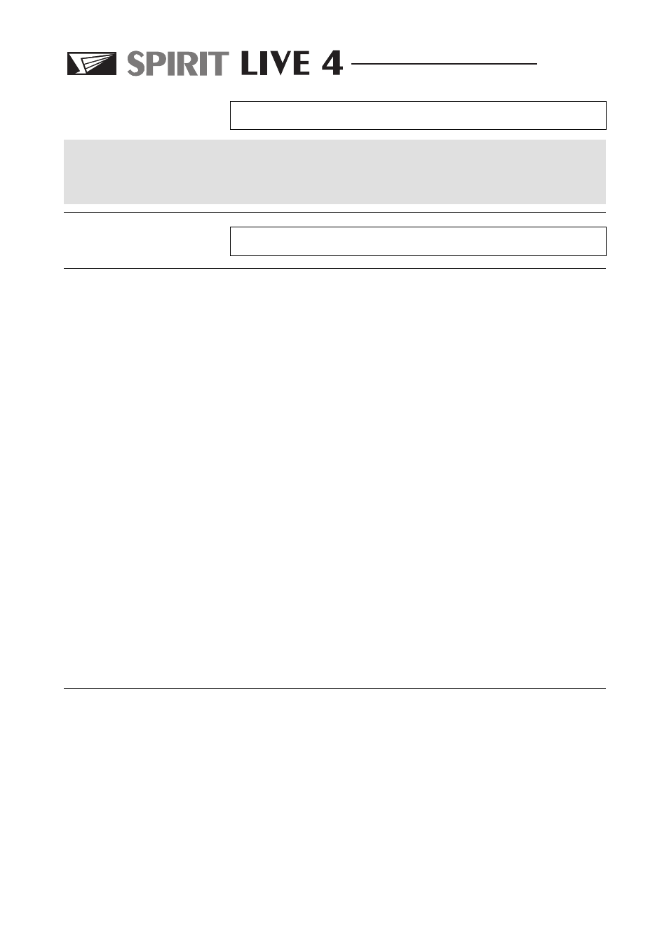 Getting to know your console, Input channel | Spirit LIVE 4 User Manual | Page 12 / 36