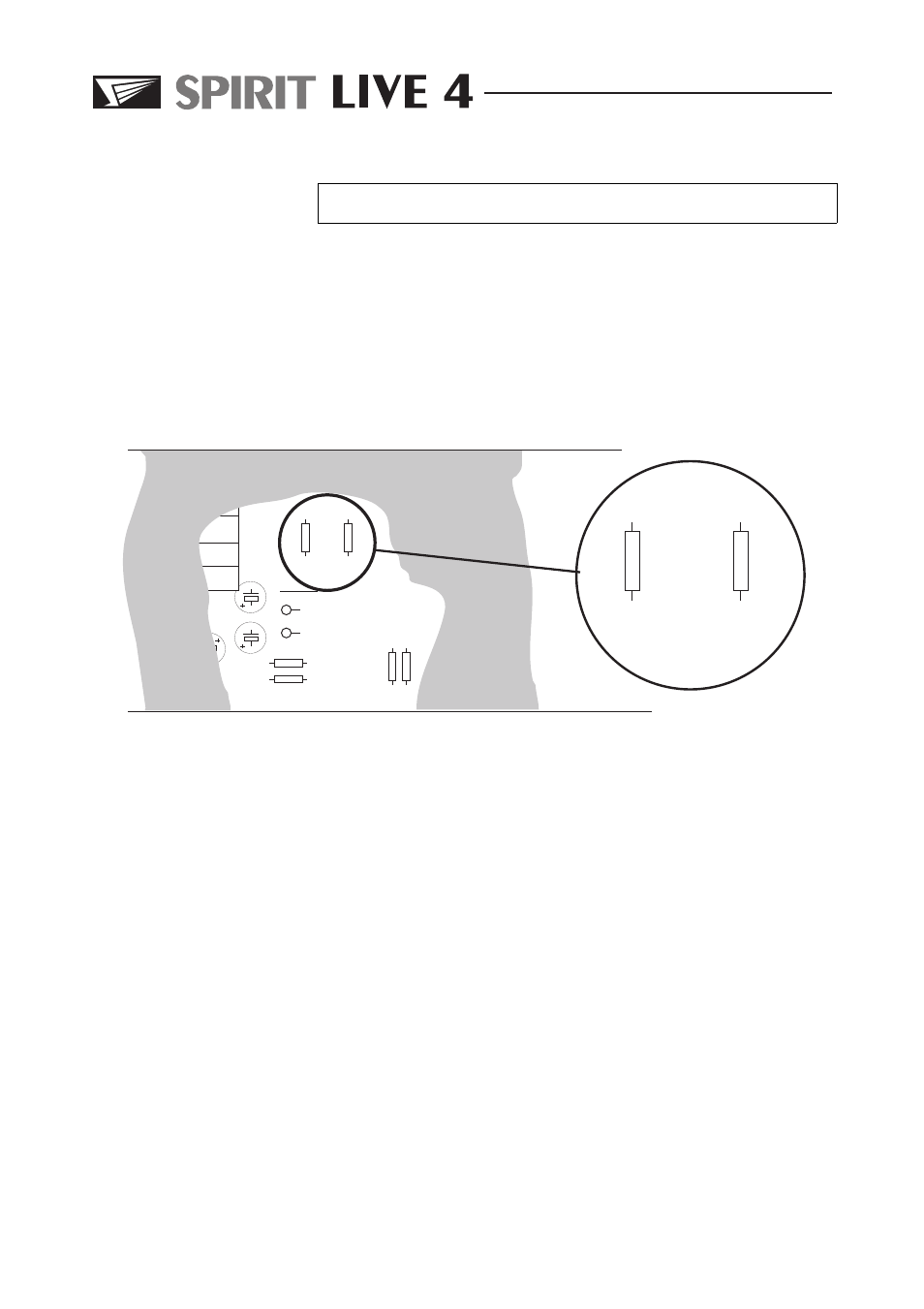 Reconfiguring aux 2 a s a post fa de send, Input board sc3209, Post | Spirit LIVE 4 User Manual | Page 30 / 36
