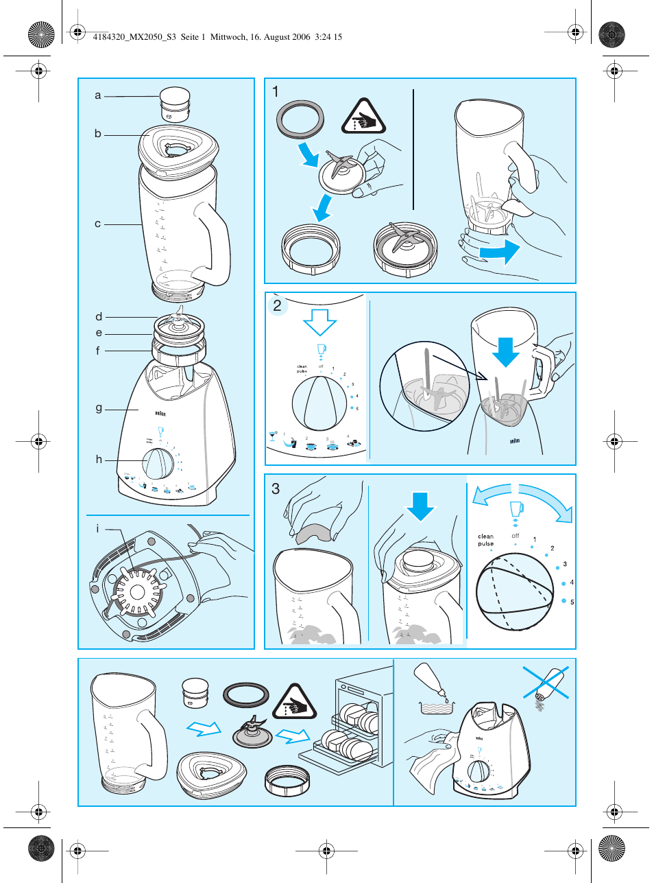 Braun MX 2050 User Manual | Page 3 / 44